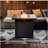 28-inch square fire pit table