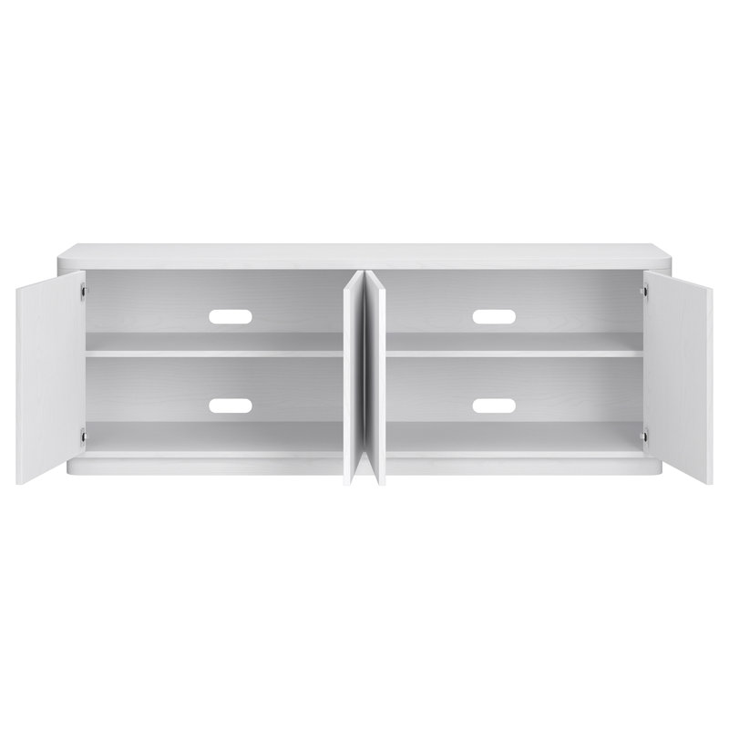 Weybossett Rectangular TV Stand, White