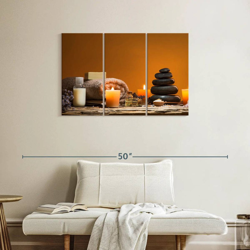 Nature morte au spa Kerrick, H 24 po x l 38 po