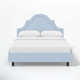 Knipe Upholstered Scalloped Bed