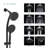 Multifunction Dual Shower Head 4.7" Round Shower-77055373