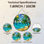 Panneau de vitrail de plage 7,8 "H Tropical Beach-958696839