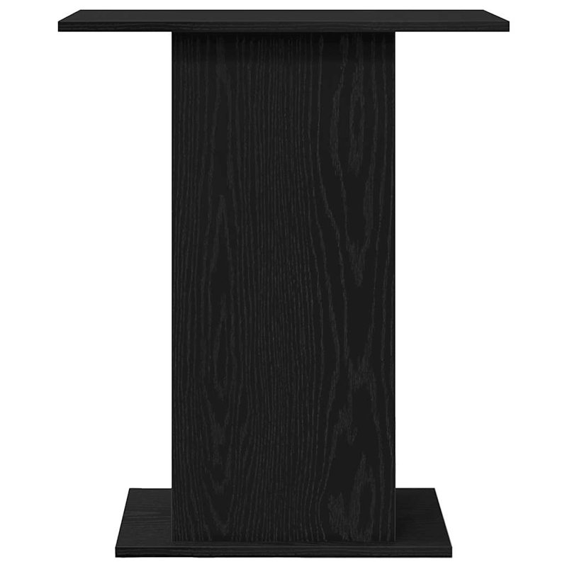  Aquarium Stand Black Oak 60.5x36x72.5 cm Engineered Wood, 72.5cm H x 60.5cm W x 36cm D