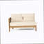 ENSEMBLE DE CONVERSION DE 4 PIÈCES AVEC COUSSIN BEIGE, Teck