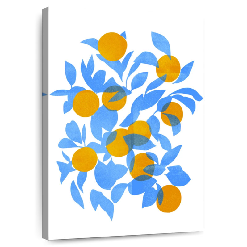 Yarlin Bright Tangerines I, 30" H x 20" W