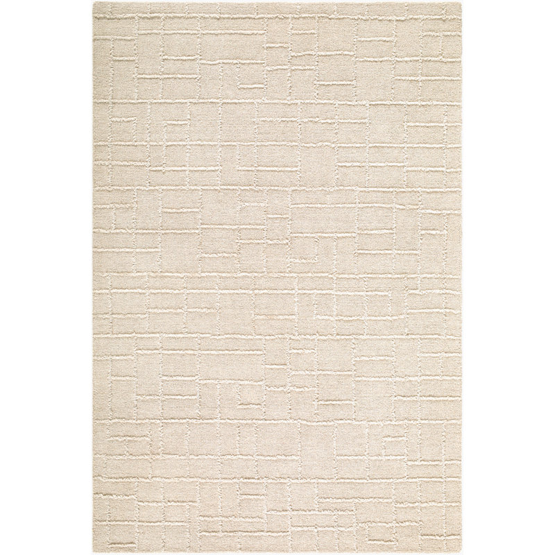 Matterhorn Handmade Area Rug, Ivory/Cream/Beige, Rectangle 2' x 3'