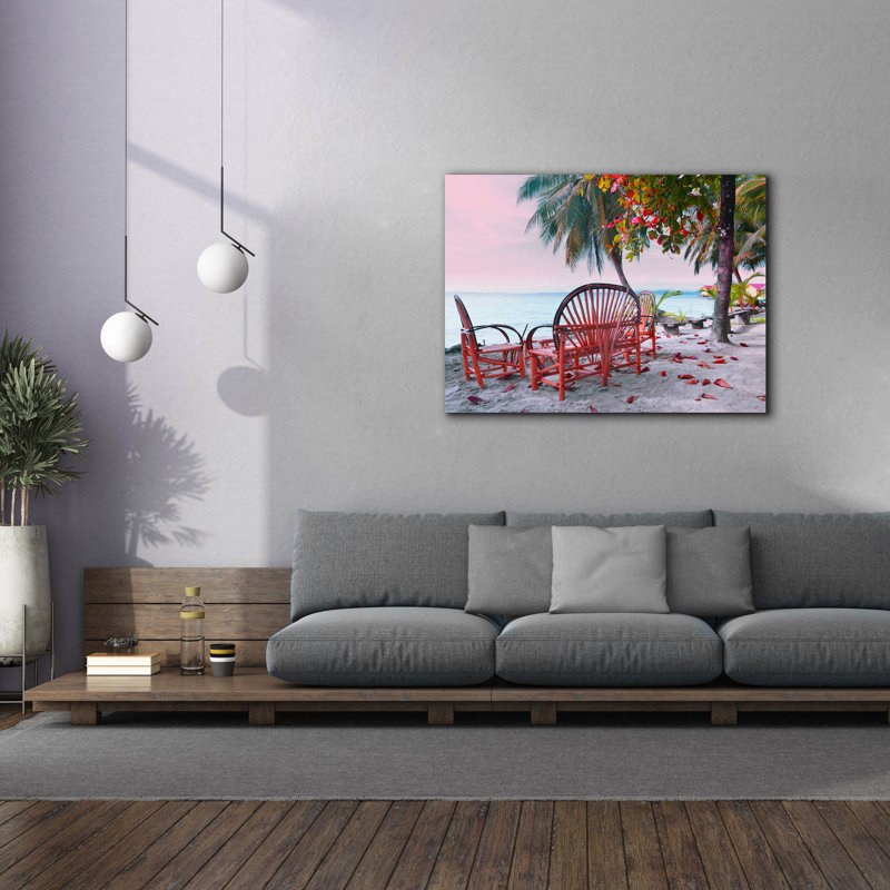 «Good Morning» par Steve Vaughn, art mural sur toile, H 40 po x l 54 po x P 1,5 po