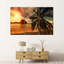 Hot Beach Sunset, ensemble de 3 pièces sur toile-1922968377
