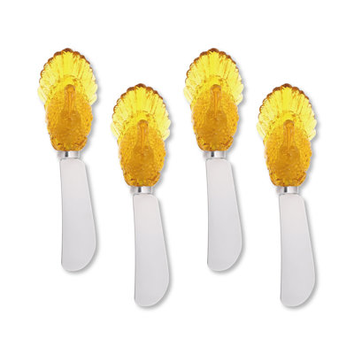 Turkey Transparent Polyresin Cheese Spreader, S4