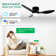 42" Smart Flush Mount Ceiling Fans With Lights Remote