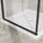 Shower Enclosure Frameless 36 In.d X 36 In. W X 72 In. H, Corner Shower Door With 1/4 In. Clear Tempered Glass, Pivot Opening, Black Finish