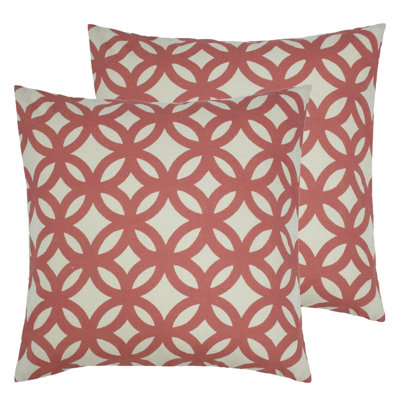 Geometric Square Cushion