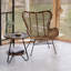 Cemlyn Metal and Natural Rattan Armchair