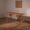 Retro Light luxury style Ash Wood Writing Desk