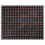 Stewart Tartan Black Washable Rug