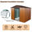 Outdoor Metal Storage Shed With Metal Foundation-125096957-125096955