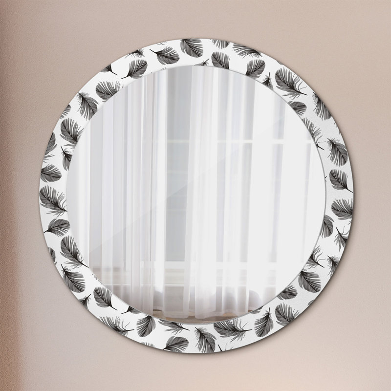 Huldar Glass Flat Wall Mirror