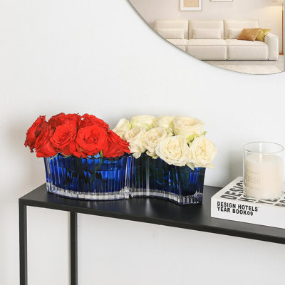 Vase de table en verre Andrika