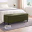 Faux Leather Upholstered Storage Bench-1664387421