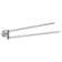 36cm Wall Mounted Double Towel Rail