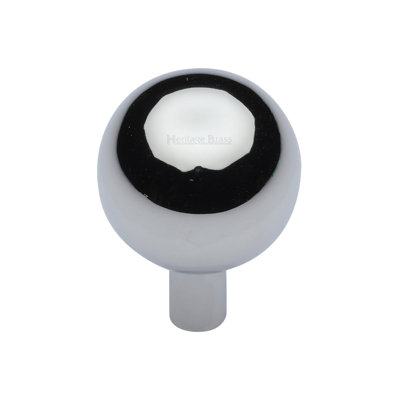 Heritage Brass Cabinet Knob Sphere Design