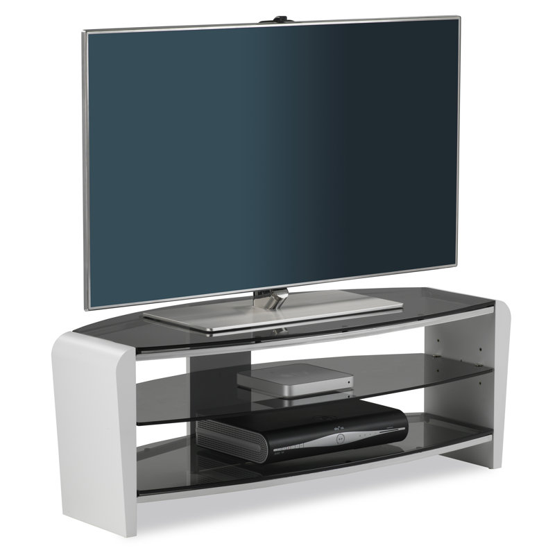 Baily Unfinished TV Stand for TVs up to 60", White, 140cm