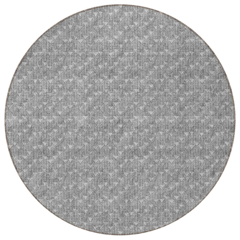 Tapis d'intérieur rond 8 po