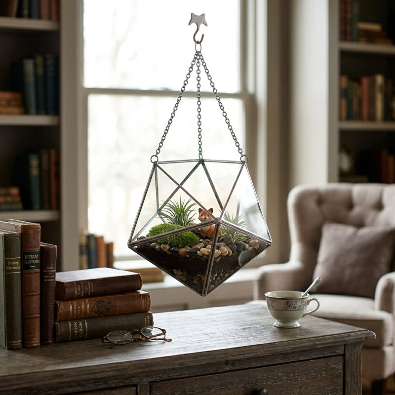 Hanging Glass Terrarium