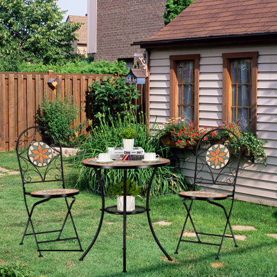 Millican Patio Dining Side Chair with Cushion
