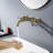 Wall Mounted Optional 2-handle Bathroom Faucet