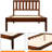 Twin Wood Platform Bed With Headboard, Solid Slat Foundation   Size Bed, Headboard And Robust Support