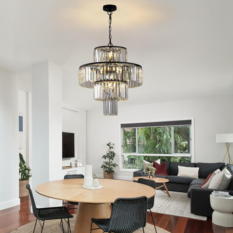 Black Luxury Crystal Chandelier