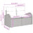 vidaXL Sofa Set with Cushion Manual 6 pcs Brown and Red Poly Rattan-260666032