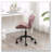 Eldon Diamond Tufted Adjustable Swivel Office Chair,Mauve-665095467