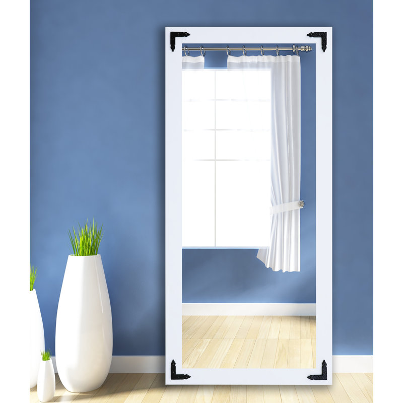 Capirano Flat Mirror, 66" H x 31" W, Satin White