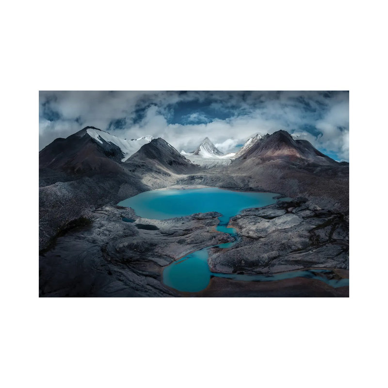 " Kailash Range " by Qiye, 8" H x 12" W x 0.75" D