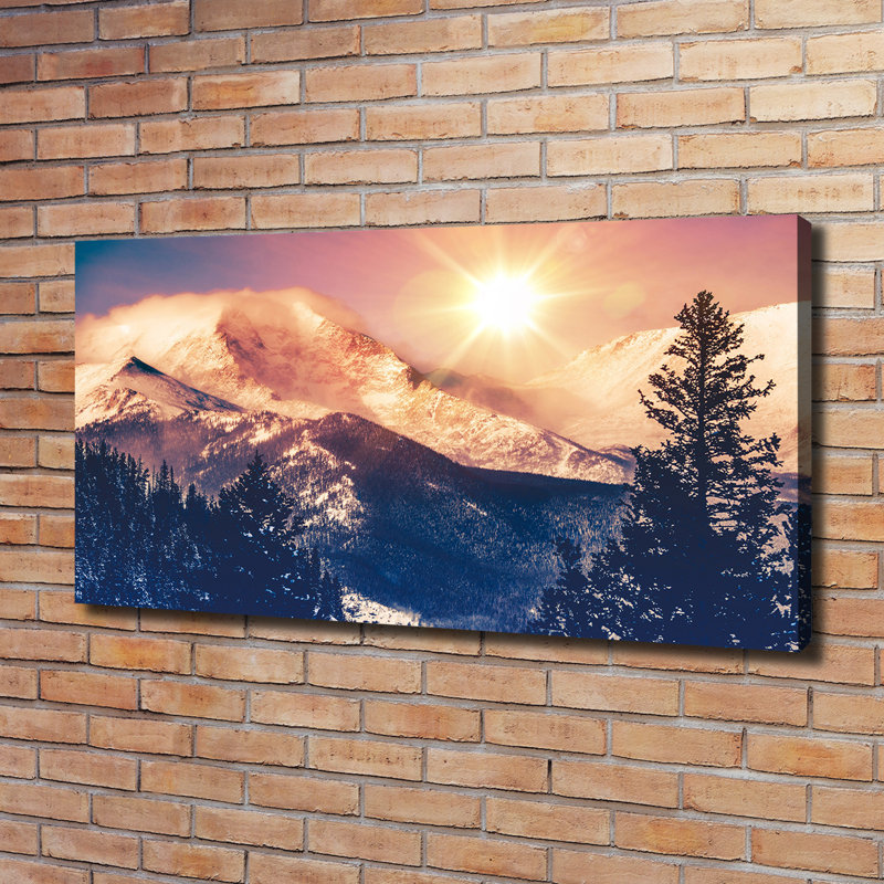 Colourado Mountains - Wrapped Canvas Print