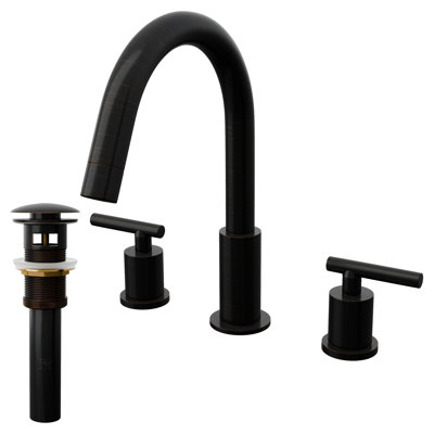 Waltz Single-handle Bathroom Faucet with Drain Assembly