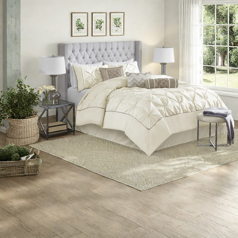 Piece King Bedding Sets, Polyester Tufted Modern Comfort For Home