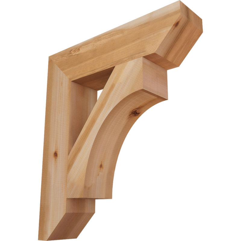 Support en bois Westlake, Cèdre rouge, H 30 po x l 5,5 po x P 26 po