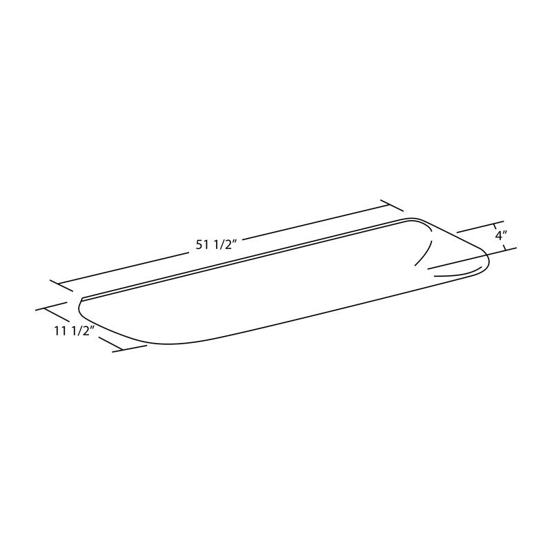 Dimmable Rectangle Flush Mount