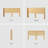 Modern Farmhouse Wood Headboard Fluted Panel Wingback Wall-Mounted Solid Wood&MDF-66450814-66450813