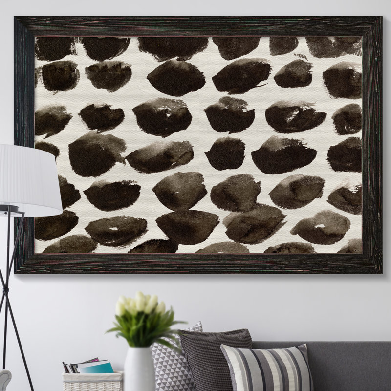 « dots imperfection i » par paul cezanne-reproduction de photo encadrée, H 28 po x l 38 po x 1,25 po