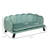 Velvet Large Dog Couch With Foam Cushion, Soft Dog Bed With Pearl Design, Dog Sofa For Big And Medium Dogs, Green-912166474