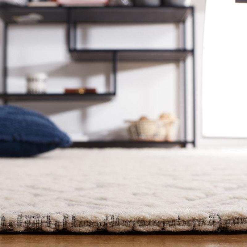Hankison Hand Woven Performance Geometric Rug, Rectangle 3' x 5'