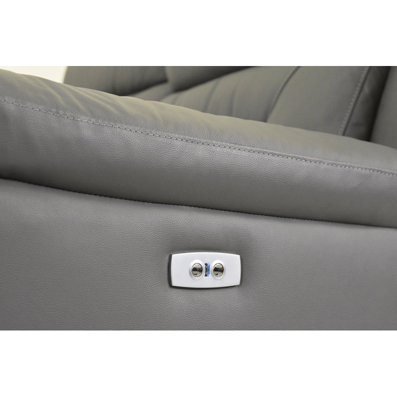 Demea 2 Seater Genuine Leather Electric Recliner
