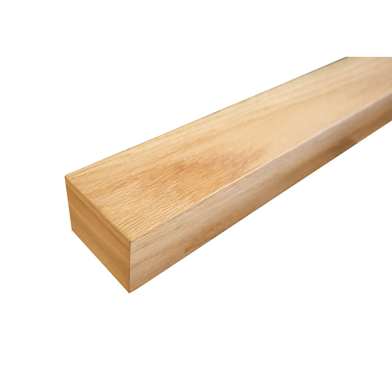 Jadeth 2 Piece Oak Floating Shelf, Natural, 5" H x 52" W x 4" D