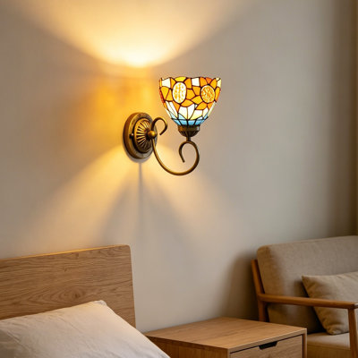 Applique murale décorative rétro veilleuse pour café, chambre, chevet, couloir, balcon