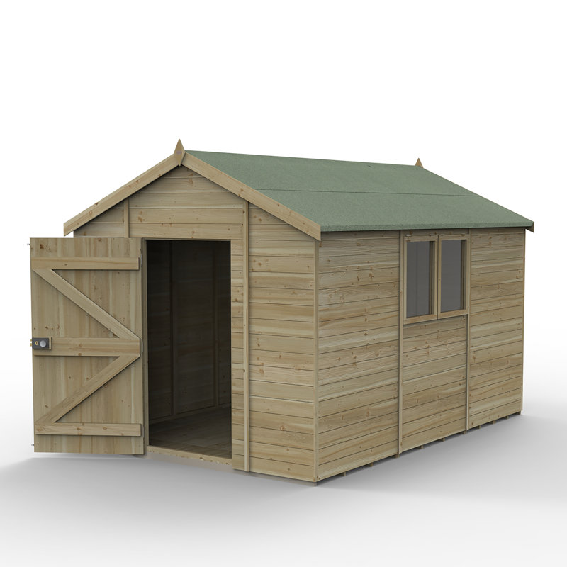 Timberdale 12 x 8 Apex Shed, Yes