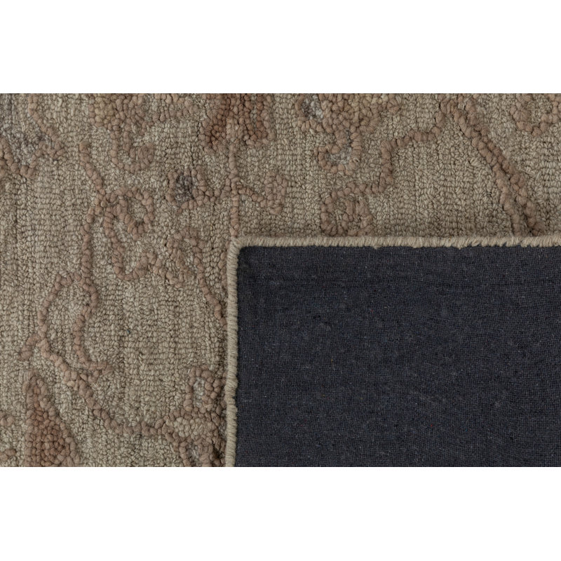 Tapis d'intérieur en laine touffeté à la main Reminisce, 2'x3'